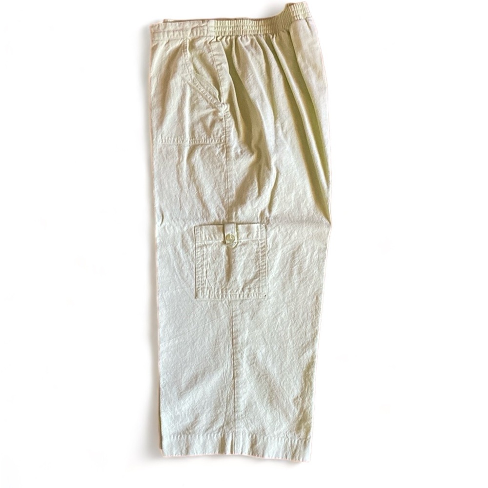 Alfred Dunner 3-Pocket Lime 🍋‍🟩 Green Capri Pants